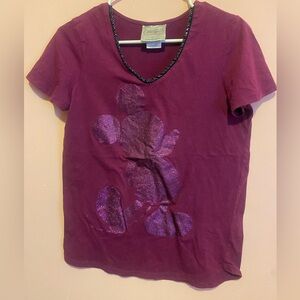 Disney Boutique Mickey Mouse Purple t shirt